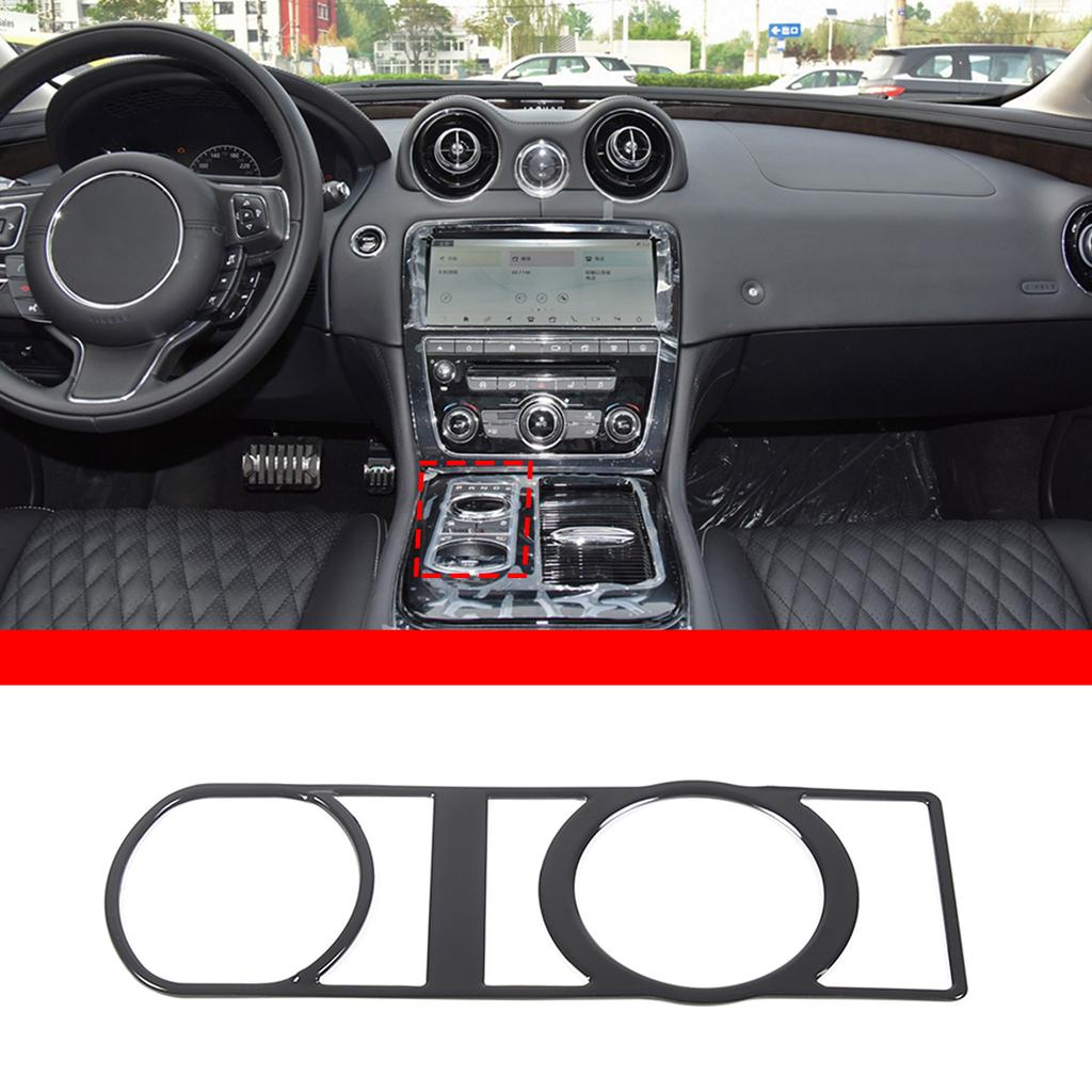 For Jaguar XF XJ 2008- Car AC Gear Switch Repair Decals aluminum alloy Button Stickers Car Accessories Interior