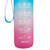 0.26 Gallon Drinking Water Bottle with Motivational Time Marker for Hiking, Cycling, Biking,