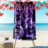 Juice Wrld: Legacy Emotion Music beach towel Outdoor camping soft seaside quick-drying swim towel Outdoor pool towel Comfort beach towel