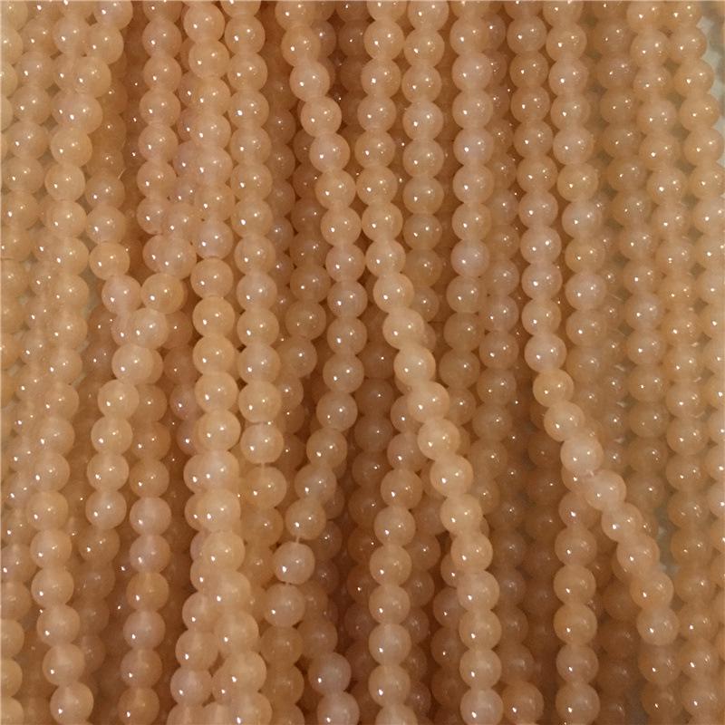 8MM Glossy Synthetic Jade Agate Glass Beads for Bracelets, Necklaces, Hairpins - Round Imitation Jade Loose Beads