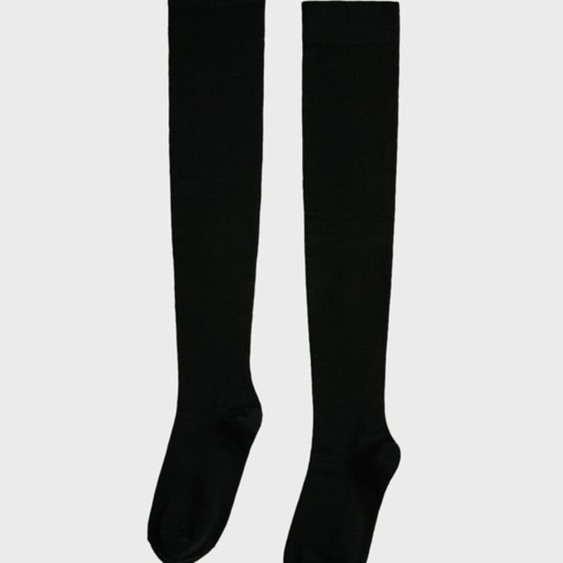 HUGDAY Basic Cotton Knee-High Socks