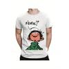 Gaston Lagaffe Klassiske Trykte Skjorter for Menn, Anime-inspirert Mote T-skjorte for Voksne i Streetwear-stil