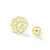LIKGREAT Vintage Flower of Life Brooch Hollow Sacred Geometry Pin Stainless Steel Amulet Bless Jewelry Birthday Gift 2025New