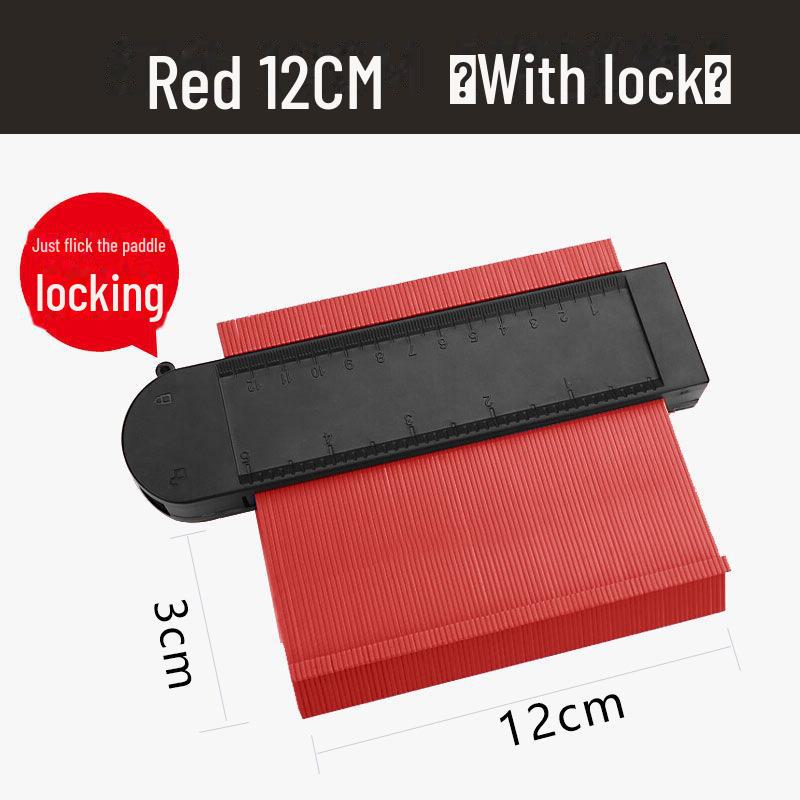 Multifunctional Contour Measuring and Profiling Gauge for Woodworking and Irregular Shapes