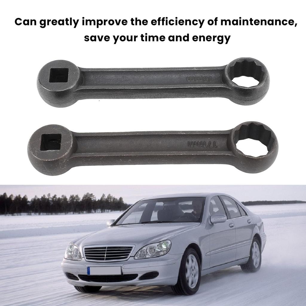 16mm 17mm Engine Motor Mount Socket Wrench Engine Mounting Socket Wrench Set Comfort Grip High Strength Metal Replacement for Benz C Class W203