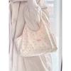 Cute canvas bag women's new large-capacity girl handbag printed handbag casual versatile tote bag
