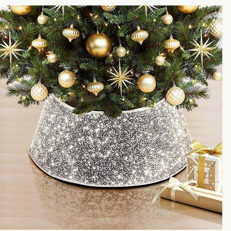 1 Stück Rot und Weiß Dekorative Weihnachtsbaumdecke Heimdeko Neujahrsfeier Indoor- und Outdoor-Ornament Requisiten