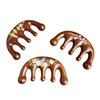 Sandalwood Massage Comb - Portable Wooden Scalp & Meridians Care, Engraved LOGO, Ideal Health Companion Gift