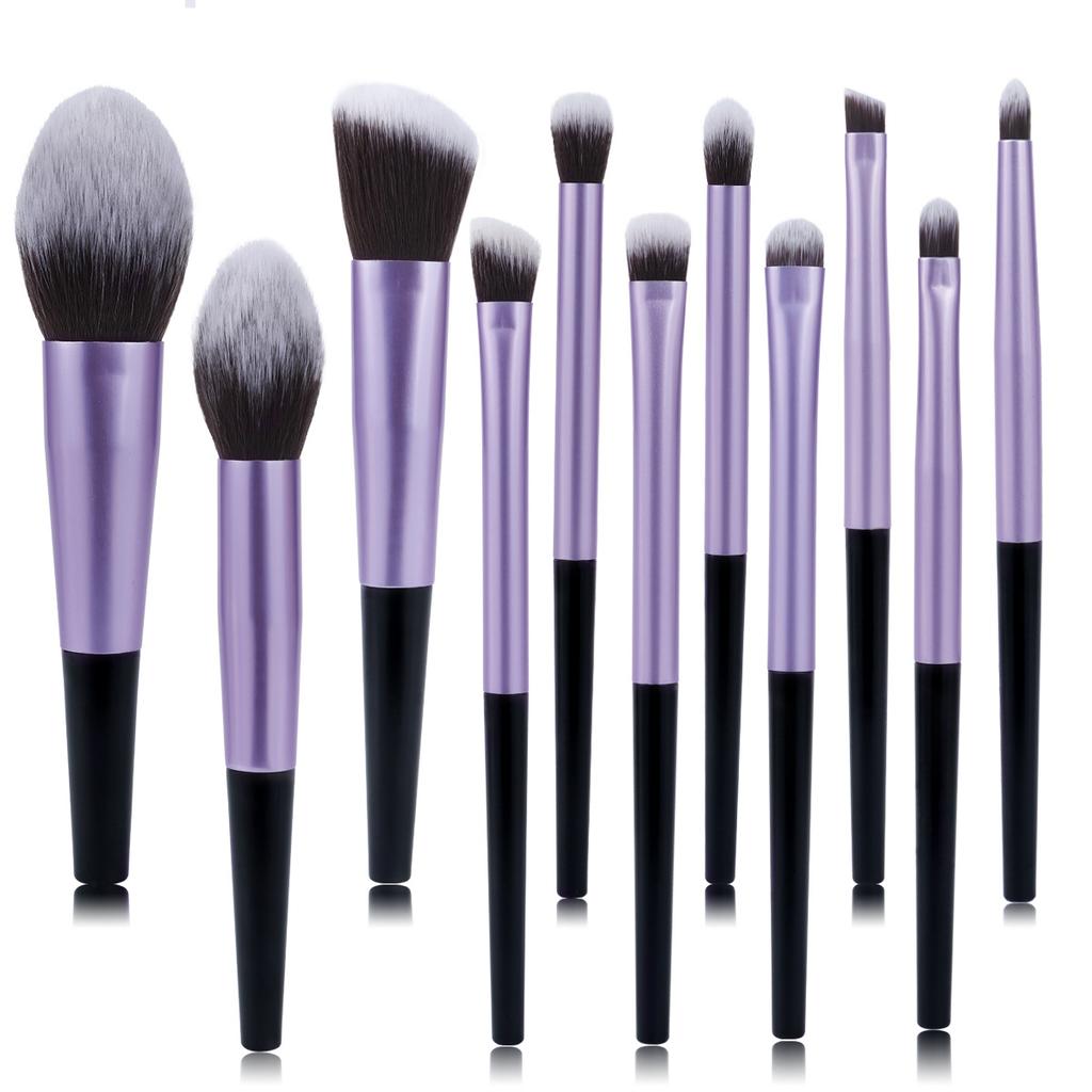 Makeup Brushes 11 Fiber Hair Makeup Brush Set, Blush Eyeshadow Brush Foundation Brush Beauty Tools