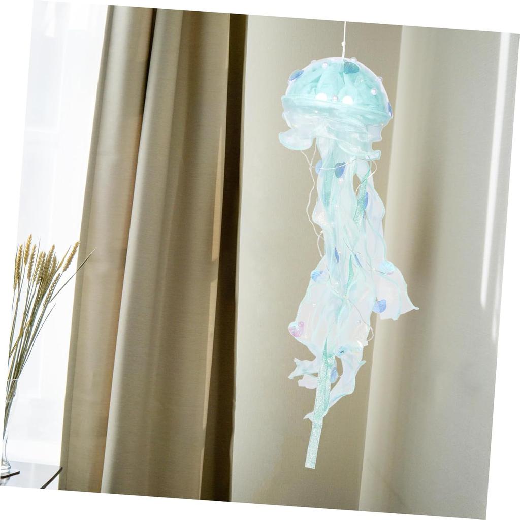 DOITOOL Unique Jellyfish Lanterns Paper Lamps 3pc DIY Kit for Ocean-Themed Decorations and Parties
