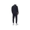 Emporio Armani Einfarbig Logo Print Stehkragen Reißverschluss Langarm Elastisch Hohe Taille Lässiger Sportanzug Herren Anzug Blau 8NPV60-PJVRZ-1562