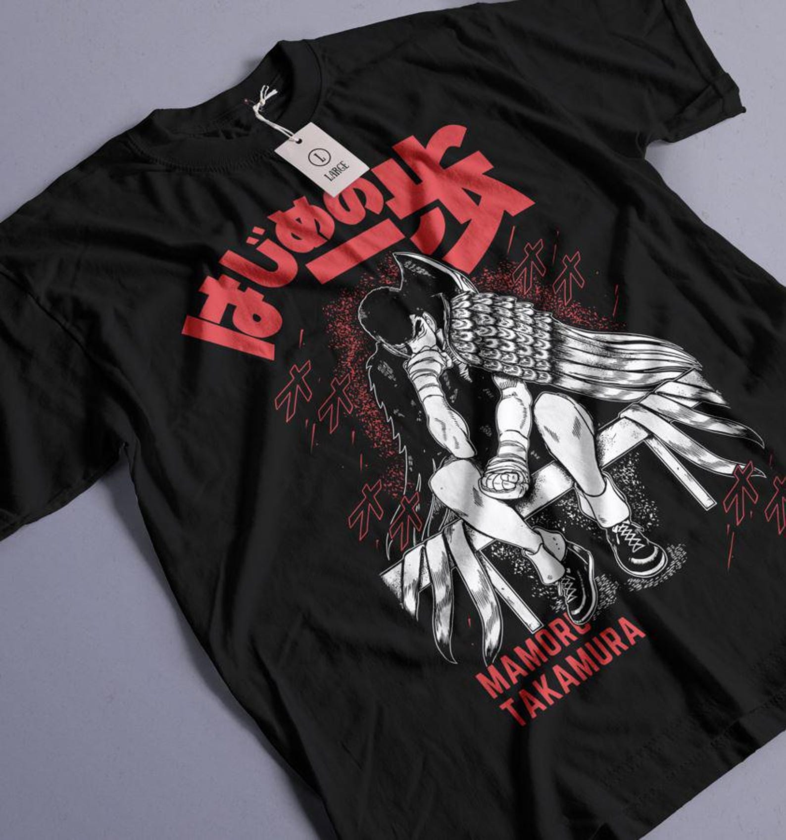 Manga Tshirt, Sport 90s Anime Lovers, Boxing GYM Anime Tshirt, Otaku Ropa, Graphic Anime Unisex Shirt M