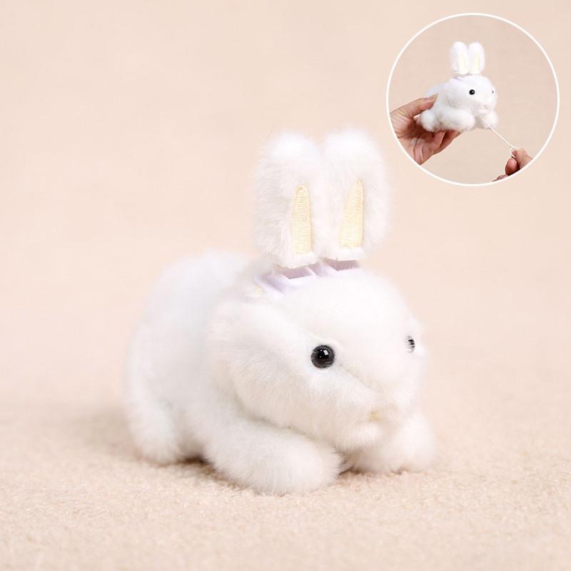 Plush Bunny Keychain With Pullopen Ears For Girls And Boys Accessories