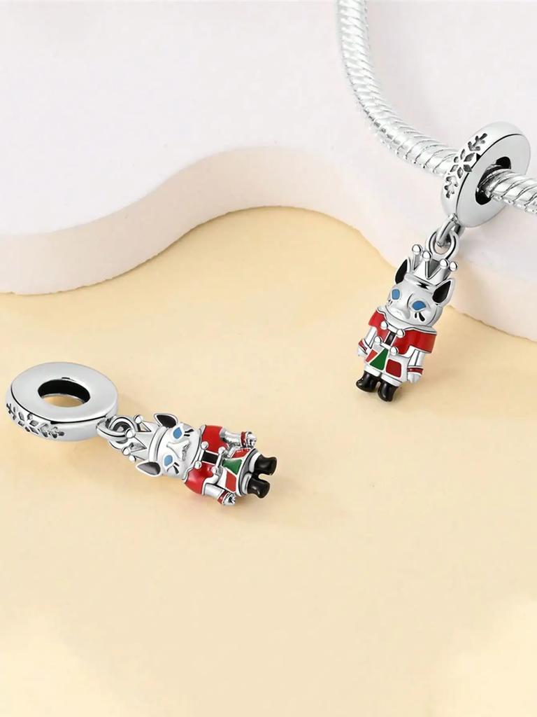 Charms Plata Copper Colors Christmas Gift Snowman Beads Charm Pendant For Original Bracelet For Women Diy Jewelry Love Gift