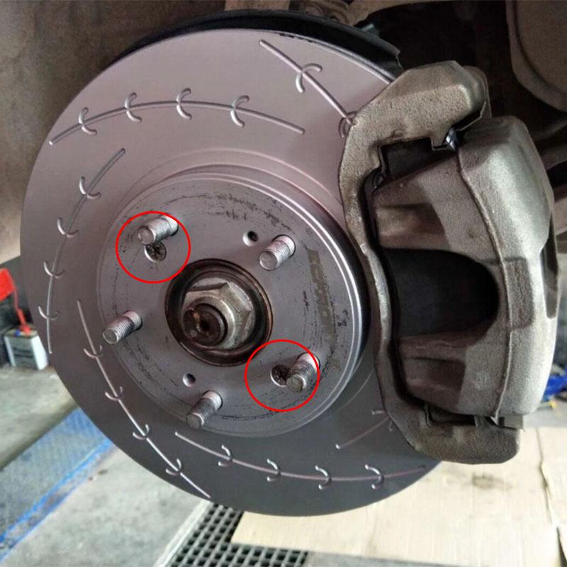 Juego de tornillos de rotor de disco de freno, 8 Uds., 93600060140H, para Honda Acura Civic Accord Jazz Crx Cr-V