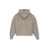 Fear of God Essentials FW23 Cable Knit Hoodie 'Core Heather' Men's 192BT234394F