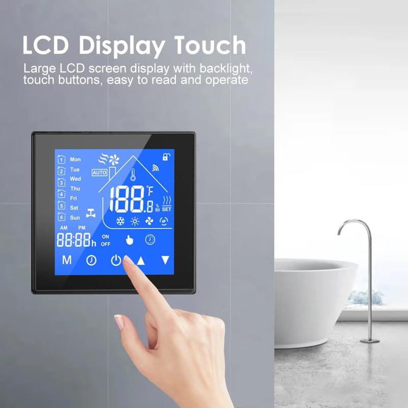 WiFi Smart Thermostat Temperature Control for Electric Floor Heating Water/Gas Boiler Temperature Tuya Google Home Alexa Yandex