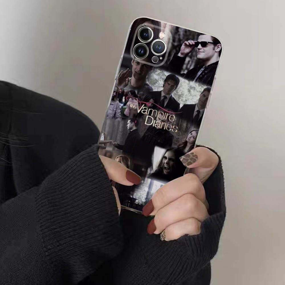 American Movie The Vampire Diaries Phone Case For IPhone 16 15 8 7 6 6S Plus X SE XR XS 14 11 12 13 Mini Pro Max Mobile Case