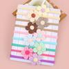 9 ST Babyflickor Blomma Pannband Elastiska Mjuka Nylon Pannband Blommiga Hårband för Turban Spädbarn Barn Håraccessoarer