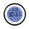 Rundes Touchscreen-Thermometer-Hygrometer mit Uhr und Hintergrundbeleuchtung für den Heimgebrauch in Innenräumen