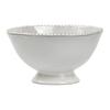 Pearl Edge Tall Bowl Light Luxury Ceramic Bowl Minimalist Tableware Salad Bowl Restaurant Dessert Bowl Creative Dish Bowl