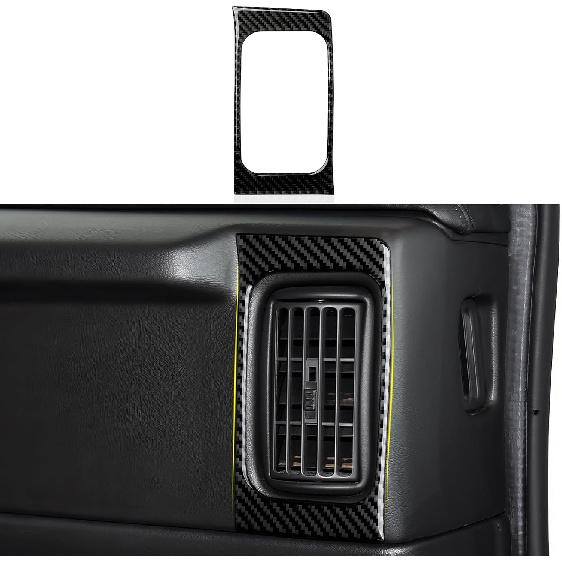 For Express Door Panel Carbon Fiber Cover Trim Decals Accessories for Chevrolet Express/GMC Savana 1500 2500 3500 2003 - Present Interior Sticker