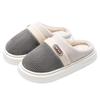 Cotton slippers men's autumn and winter indoor home new thick-bottomed velvet thermal cotton slippers men's outer wear
