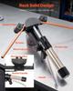 VEVOR Hydraulic Tubing Bender Kit, 6 Mm To 22 Mm, Copper Tube Pipe Bender, HVAC Bending Tool Set, 90 Degrees Bend, with 7 Aluminium Alloy Dies
