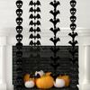 Haunting Halloween Party Decorations With Bat And Skull Garland And Additional Hanging String