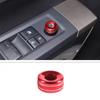 For Toyota Tundra 22-25 Red Car Drive Mode&Mirror Adjust Switch Knob Cover Ring