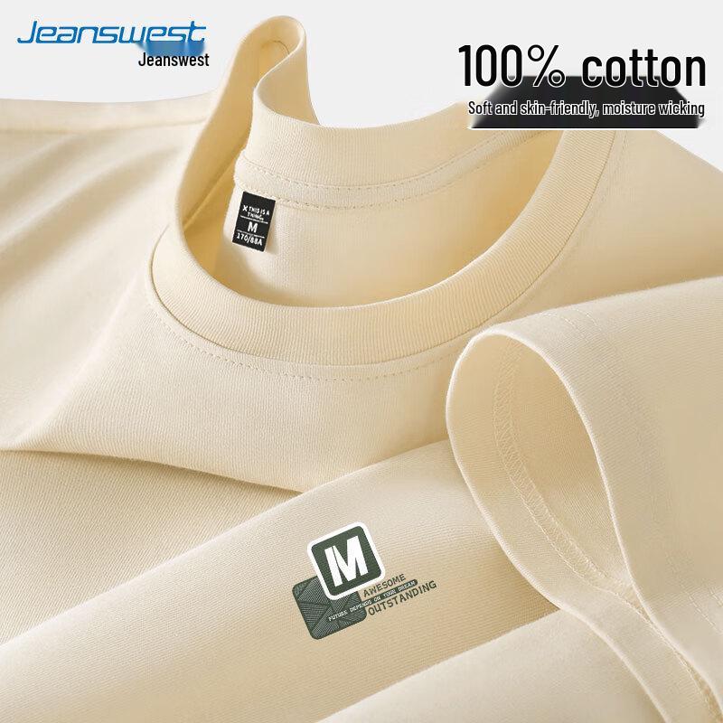 Jeanswest Men s Pure Cotton Long-Sleeve T-Shirt M