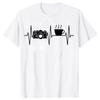 Photographer Funny Coffee Lover Camera Photography T Shirts Summer Graphic Cotton Streetwear Birthday Gifts Tshirt Men