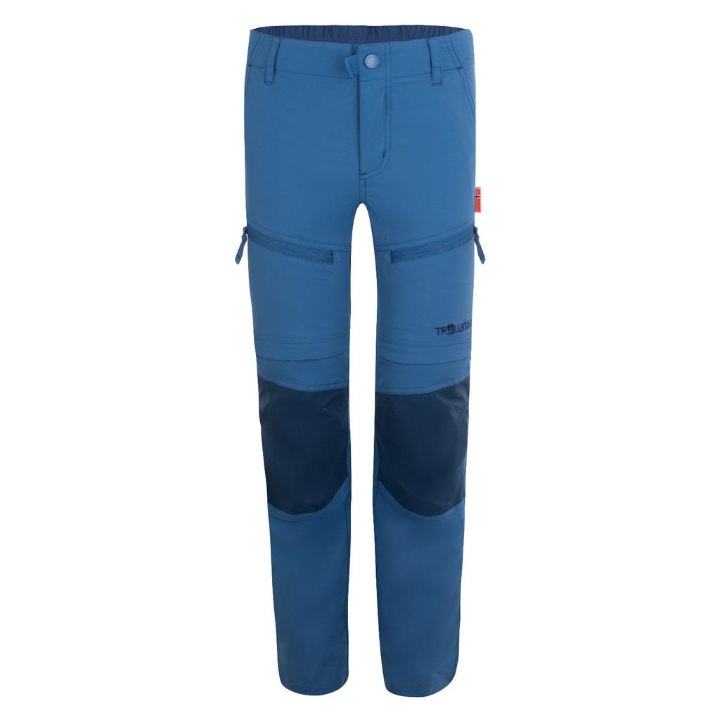 Children's Zip-off Trousers for Boy/girl Trollkids Kids Nordfjord Zip-off Pants Slim Fit Midnight Blue (853-115)
