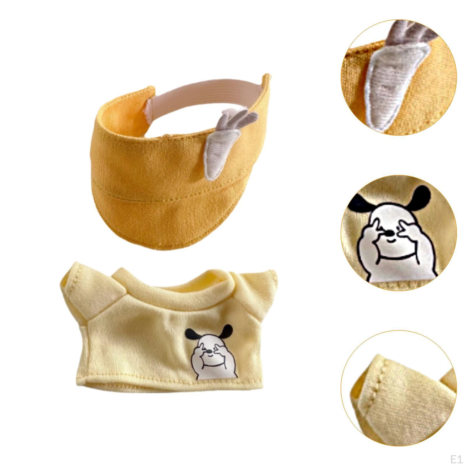 Набор кукольной одежды Милый костюм Аксессуары Одежда для 17-сантиметровой подвески with — фото 5