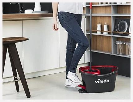 Vileda Spin Mop with Turbo Bucket for Quick Cleaning