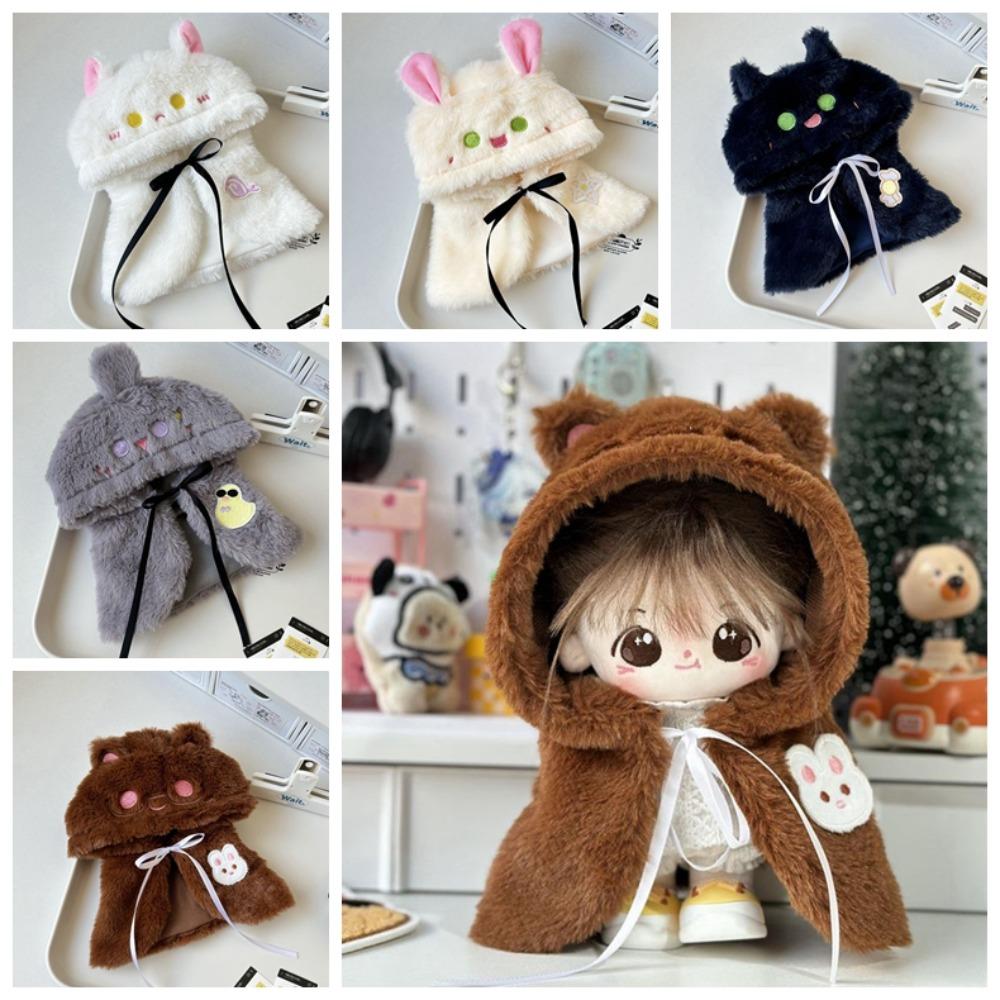 Plush Cloak 20cm Cotton Doll's Clothes Outfit No Attribute Doll Clothes  20cm Cotton Doll
