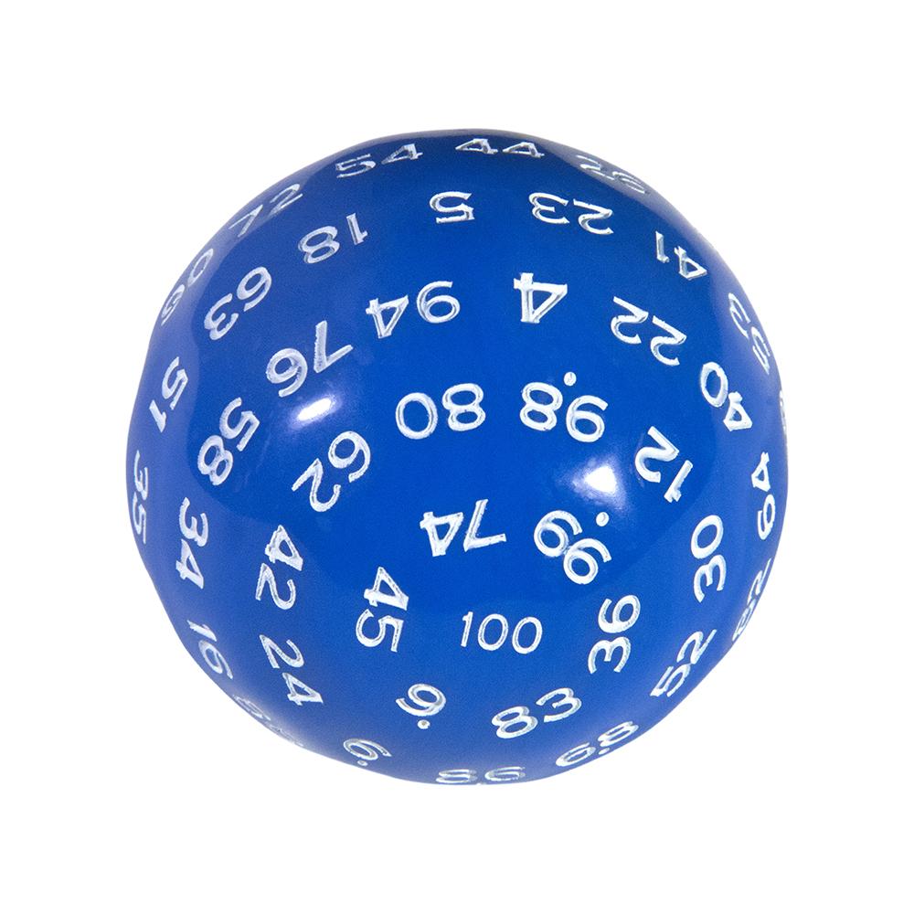 100 Sided Acrylic Dices D100 Dice with Bag for Table Board Role Playing Game Bar Club Tabletop Game Playing Board Game Accessories