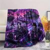Wednesday Addams Print Flannel Blanket, Ultra Soft High Quality All Seasons Warm Throw, Home Decor Cozy Blanket, Perfect Christmas Gift