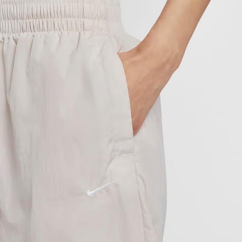 Nike Fashion Woven Comfortable Soft Breathable Casual Pants Women Bottoms Beige FV7669-110