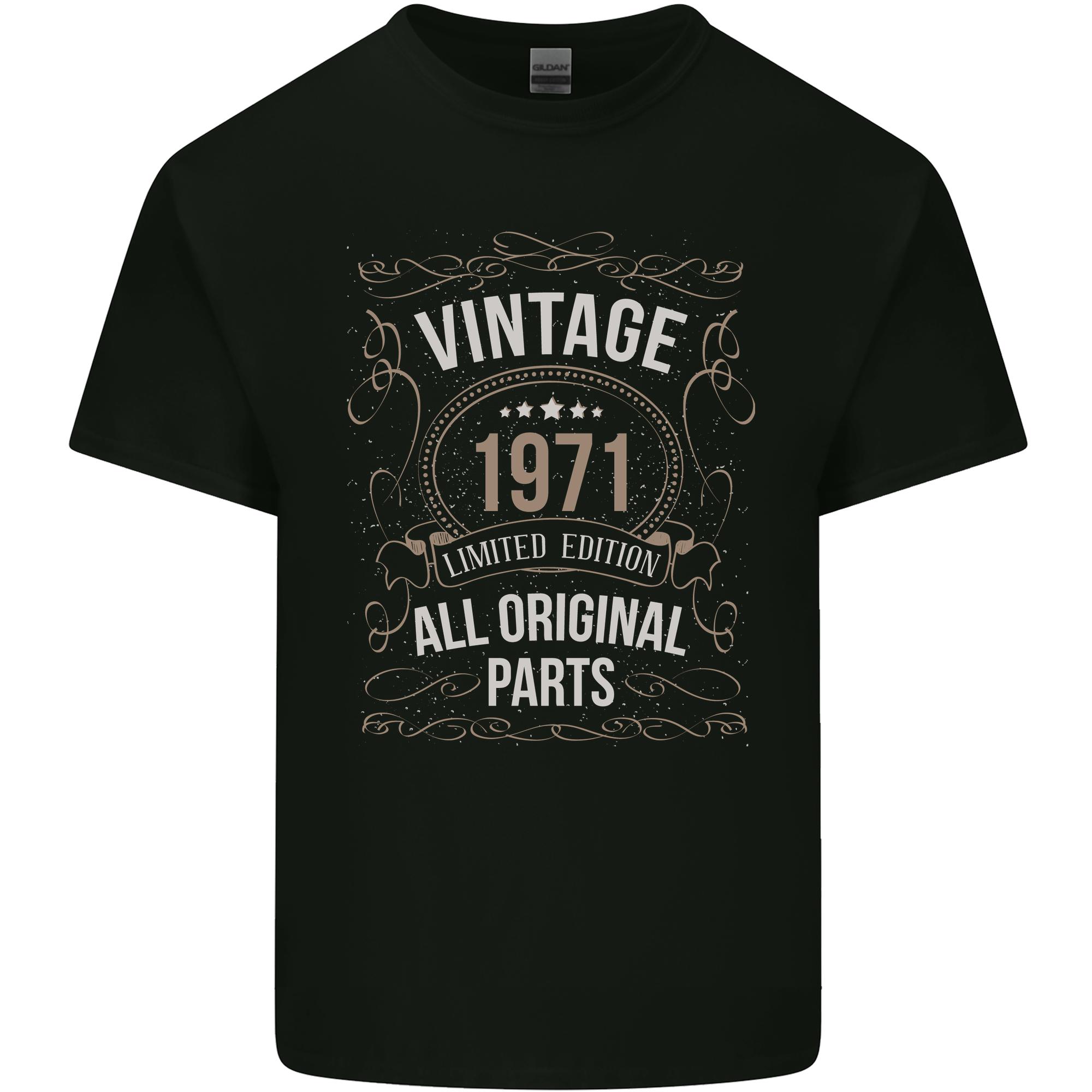55th Birthday Limited Edition 1971 Unisexs Light Cotton TShirt S