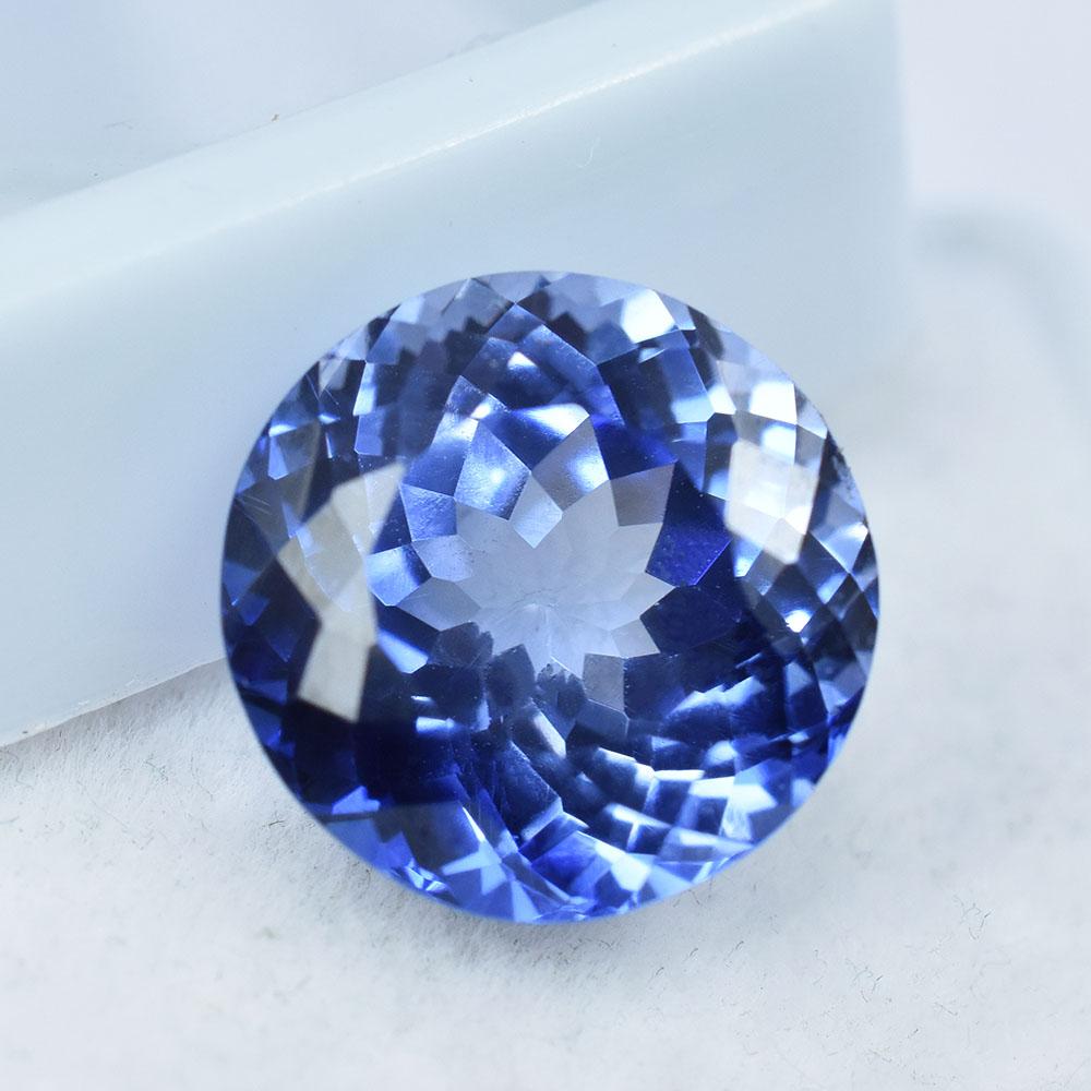 Blue Sapphire 6.60 CT   Round Cut Natural Loose Gemstone