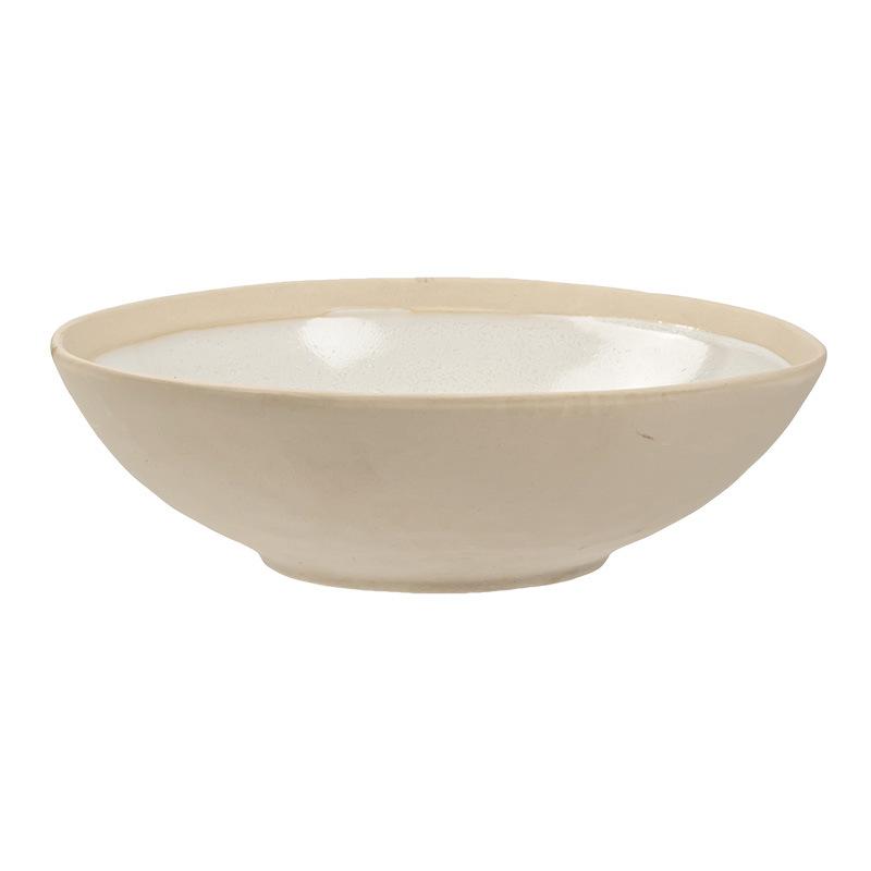 Japanese-Style Simple Style Ceramic Open Bowl Home Restaurant Commercial Tableware Ramen Bowl Vegetable Bowl Salad Bowl