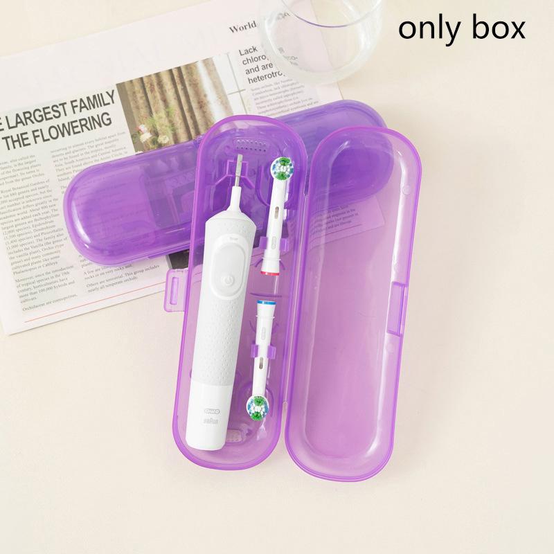 

Универсальный чехол для электрической зубной щетки, органайзер для хранения зубных щеток, портативный дорожный защитный чехол для электрической зубной щетки для улицы фиолетовый