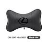 For Lexus Car Seat Leather Headrest Neck Cushioning Support Head Pillow