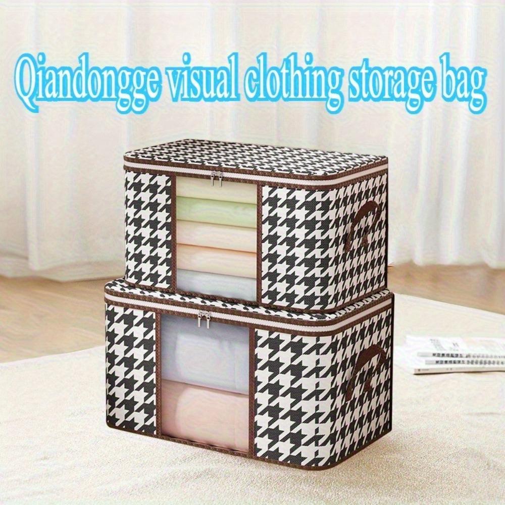 Aufbewahrungsbox für Kleidung zu Hause, Faltbarer Kleiderschrank, Quilt-Organizer, Umzugsgrundausstattung, Aufbewahrungstasche, Truhen