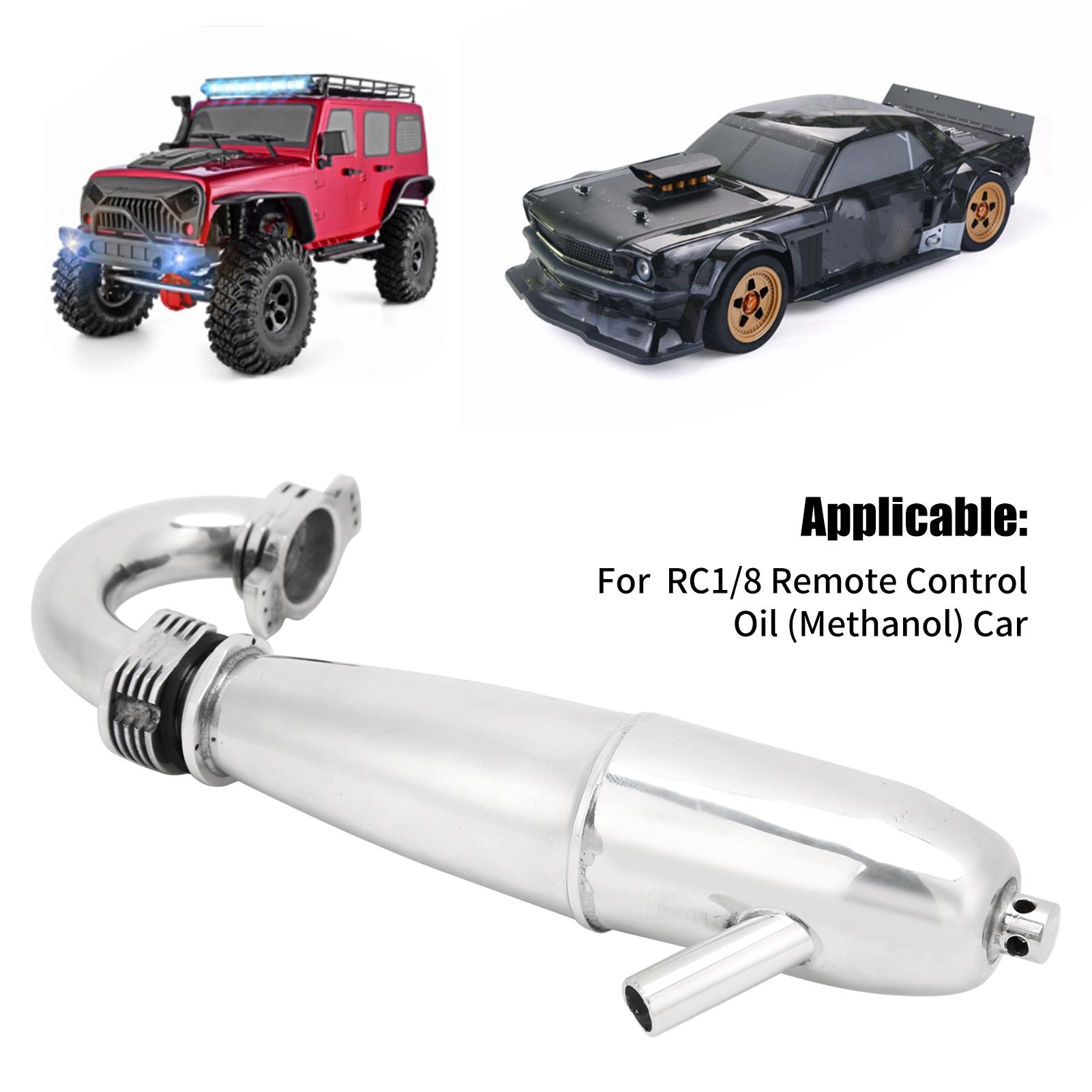 

Випускна труба двигуна Сплав алюмінію Міцна Антидеформаційна Аксесуари для дистанційно керованого автомобіля для 1/8 Масляний вантажівка