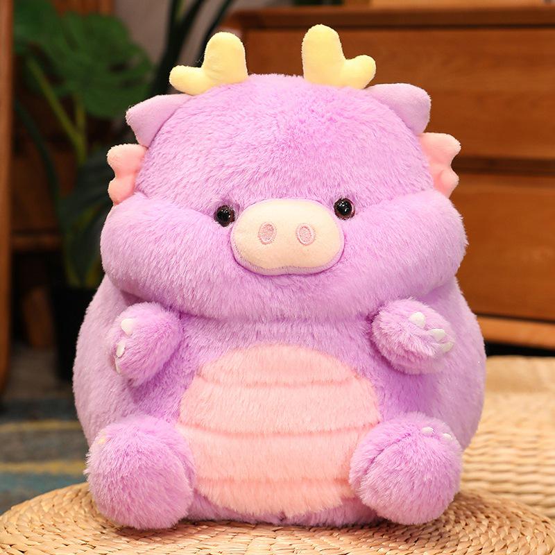 

Adorable Dragon Pig Plush Toy: Dragon Baby Cushion Doll Birthday Gift. 30cm, 0.27kg