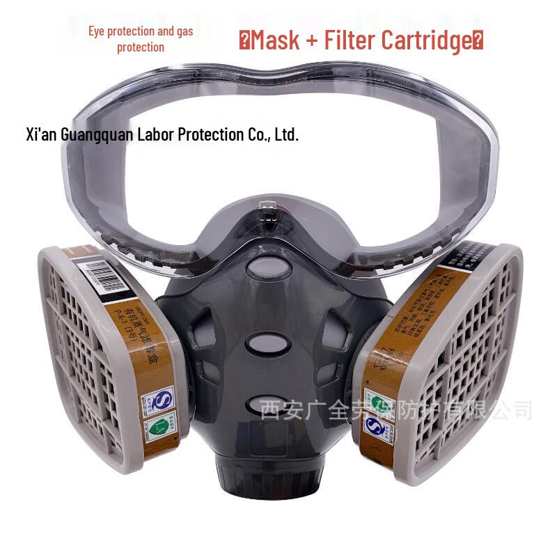 SANSHENG Integrated Goggles Respirator Mask One Size