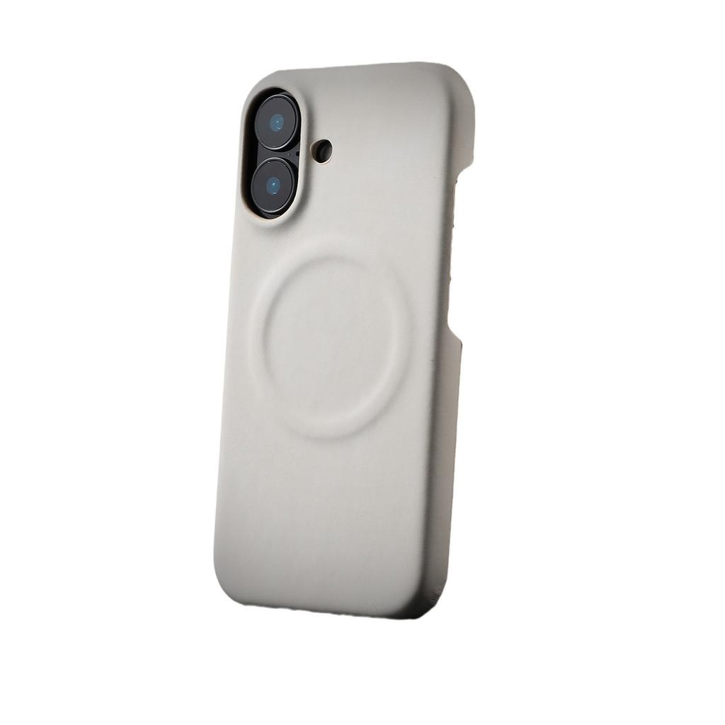 Suitable for Apple 16 Skin-like Sheepskin Magnetic Phone Cases, IPhone15 Half-pack 14promax13