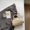 Strukturierte Litschi-Muster Handtasche Damen Neue trendige und modische Pendler-Umhängetasche Sommer Vielseitige Messenger Bag